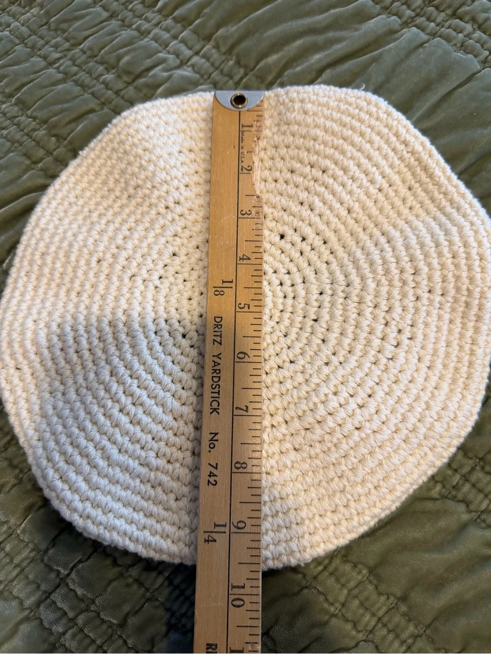 Free People Evermore Crochet Beret NWT Ivory Rose Embroidery Boho Cottagecore